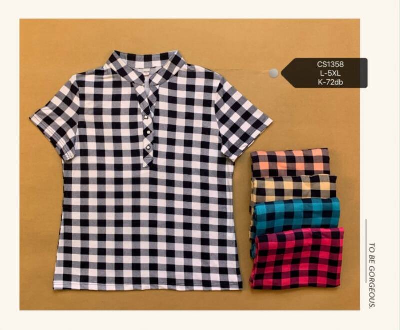 Bluzki damskie Roz L-5XL, Mix Kolor Paczka 12 szt